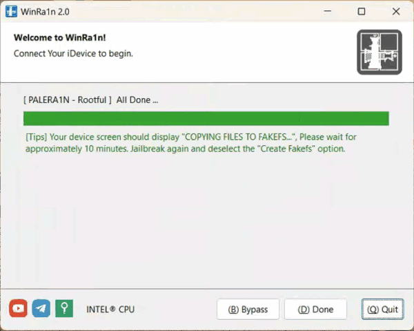 WinRa1n越狱工具电脑版
